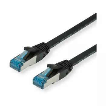 VALUE - Patch-kabelis - RJ-45 (M) į RJ-45 (M) - 10 m - SFTP, PiMF - CAT 6a - Be halogenų, lietas, nesipainiojantis, vytos gyslos - juoda (21.99.1967)
