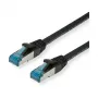 VALUE - Patch-kabelis - RJ-45 (M) į RJ-45 (M) - 10 m - SFTP, PiMF - CAT 6a - Be halogenų, lietas, nesipainiojantis, vytos gyslos - juoda (21.99.1967)