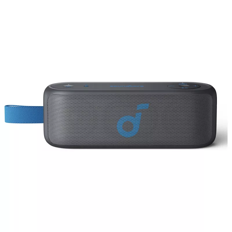 Stereo nešiojamasis garsiakalbis Soundcore Select 3 Pilka, Mėlyna
