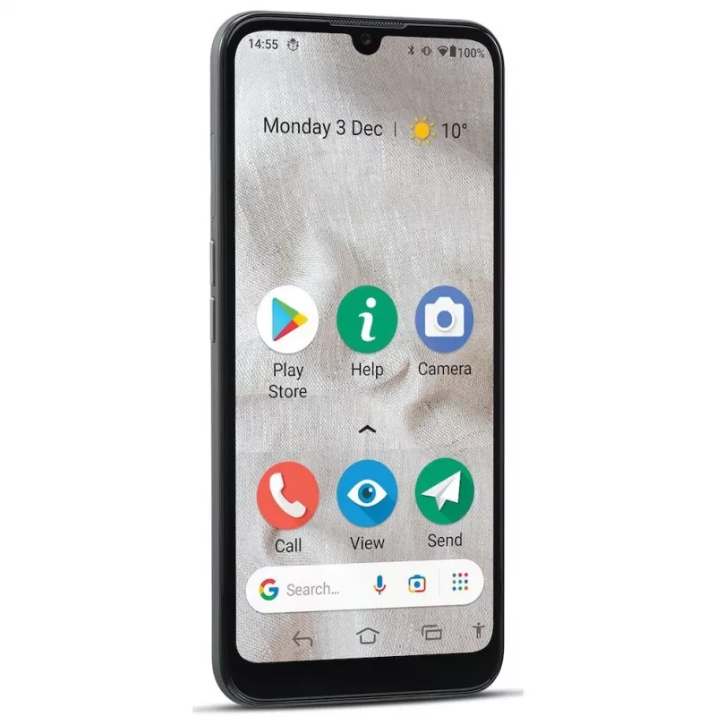 Doro 8100 Plus 15,5 cm (6,1 inch) Dual-SIM Android 11 Go Edition 4G USB Type-C 2 GB 32 GB 3000 mAh Pilka (380501)