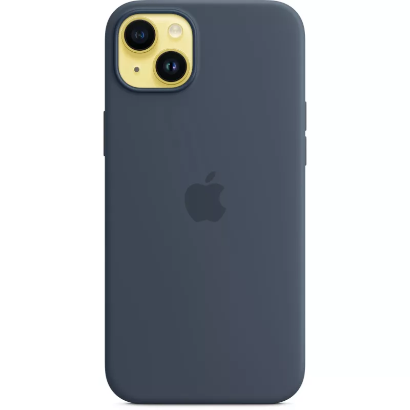 Silikoninis dėklas dėklas Apple iPhone 14 Plus MagSafe Storm Blue