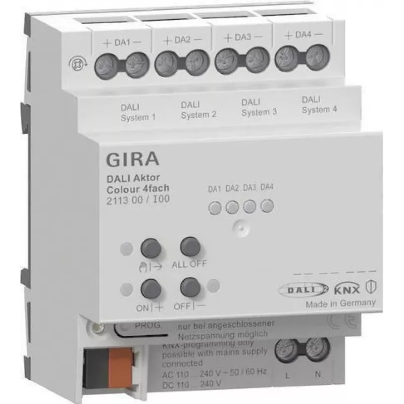 GIRA 211300 DALI pavara Colour 4f KNX REG (211300)