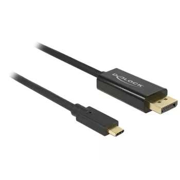 Vaizdo kabelio adapteris USB Type-C DisplayPort DeLOCK 85255