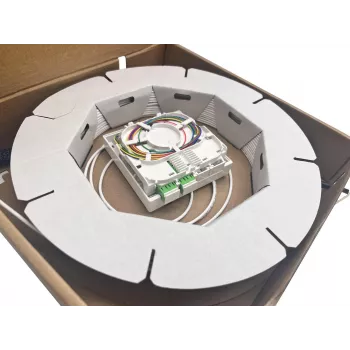 Tinklo kabelis Helos FTTH-Anschlussset SC-APC, baigiamasis, 2 m, juodas