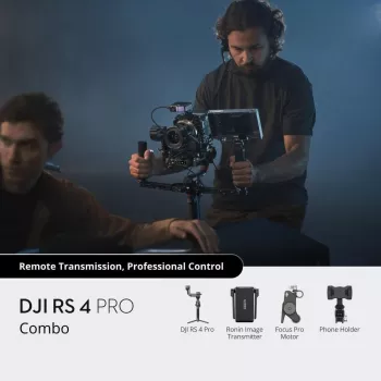 Rankinis kameros stabilizatorius DJI RS 4 Pro juodas anglies pluoštas 360° pasukamas