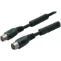 Antenos kabelis ShiverPeaks 80202-128-1.5S — bendraašis laidas, 1,5 m, 100 dB, juodas