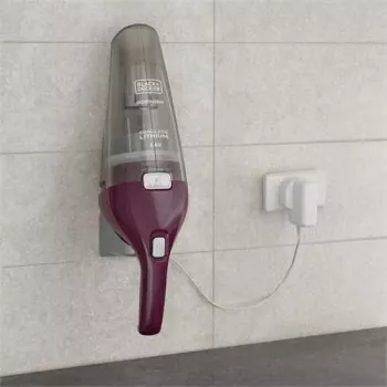 Juoda & Decker NVC115W rankinis dulkių siurblys Pilkas, Violetinis, be maišelio