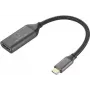 HDMI adapterio laidas USB-C kištukas 15 cm juodas RF-5234038 pintas ekranuotas (RF-5234038)