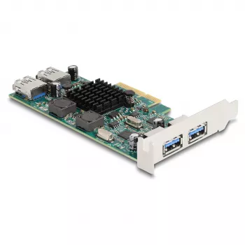 DeLOCK PCI Express x4 kortelė 2 x USB 5 Gbps Type-A 2 x vidinis USB