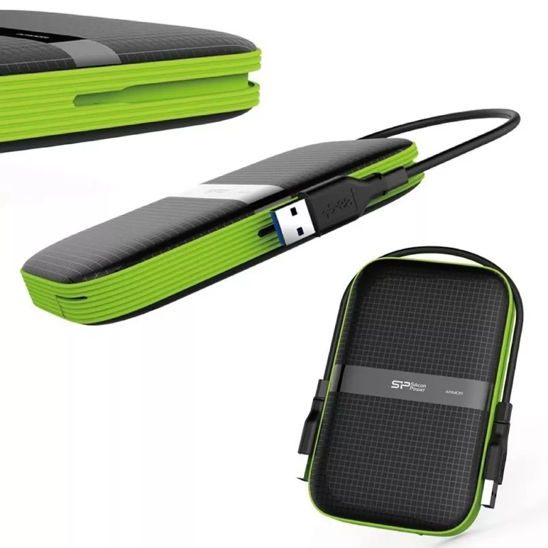 Silicon Power SP040TBPHDA60S3K saugojimo diskas 4 TB žalias