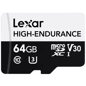 microSD High Endurance kortelė 64GB C10 A1 U1 V30 100/35MB/s