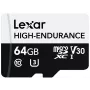 microSD High Endurance kortelė 64GB C10 A1 U1 V30 100/35MB/s