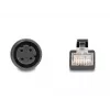 DeLOCK M12 adapterio kabelis D-koduotas 4 kontaktų moteriškas į RJ45 vyriškas 50 cm