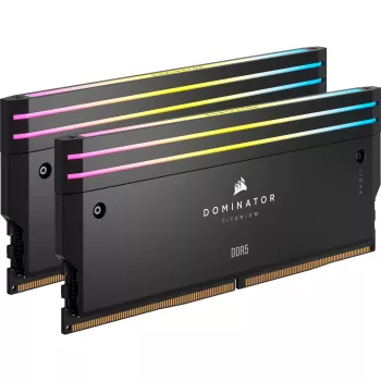 DIMM 96 GB DDR5-6600 (2x 48 GB) dviejų modulių rinkinys, atmintis juoda, CMP96GX5M2B6600C32, Dominator Titanium, INTEL XMP