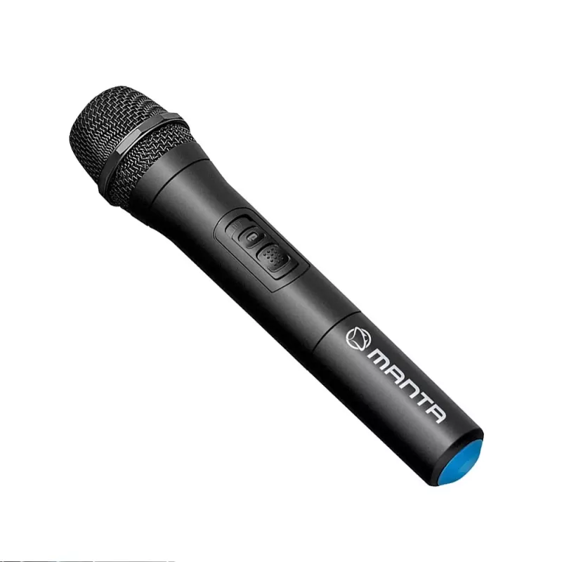 Nešiojamas karaokės garsiakalbis MANTA SPK5021PRO 20W, 12 colių žemų dažnių garsiakalbis, 80W RMS, Bluetooth, baterija iki 5 val., SD/USB, mikrofono ir gitaros įvestys