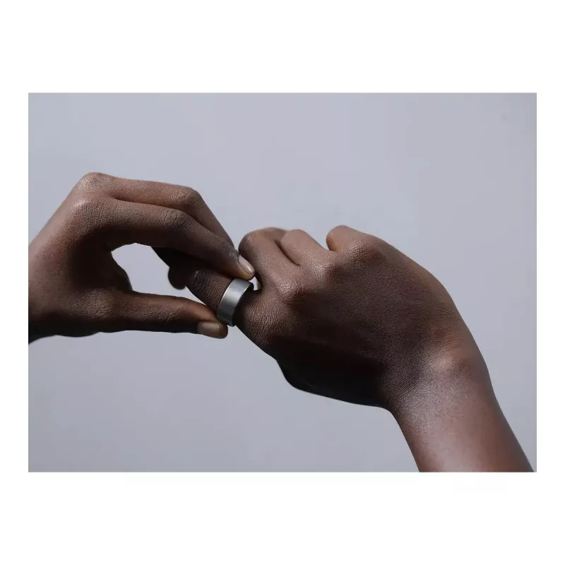 Ultrahuman Ring Air Raw Titanium Size 8 | Ultrahuman
