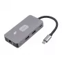 Tb Adapter Hub USB C (7w1) HDMI USB SD/tf RJ45 (2500 Mbps) Pd