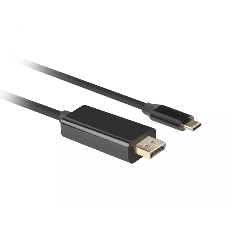 LANBERG CA-CMDP-10CU-0030-BK vaizdo kabelio adapteris, 3 m, USB Type-C į DisplayPort, 4K@60Hz/144Hz palaikymas