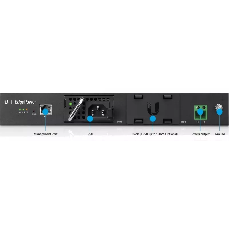 Maitinimo šaltinis UBIQUITI EP-54V-150W 150 W, AC 100–240 V, 50–60 Hz, juodas