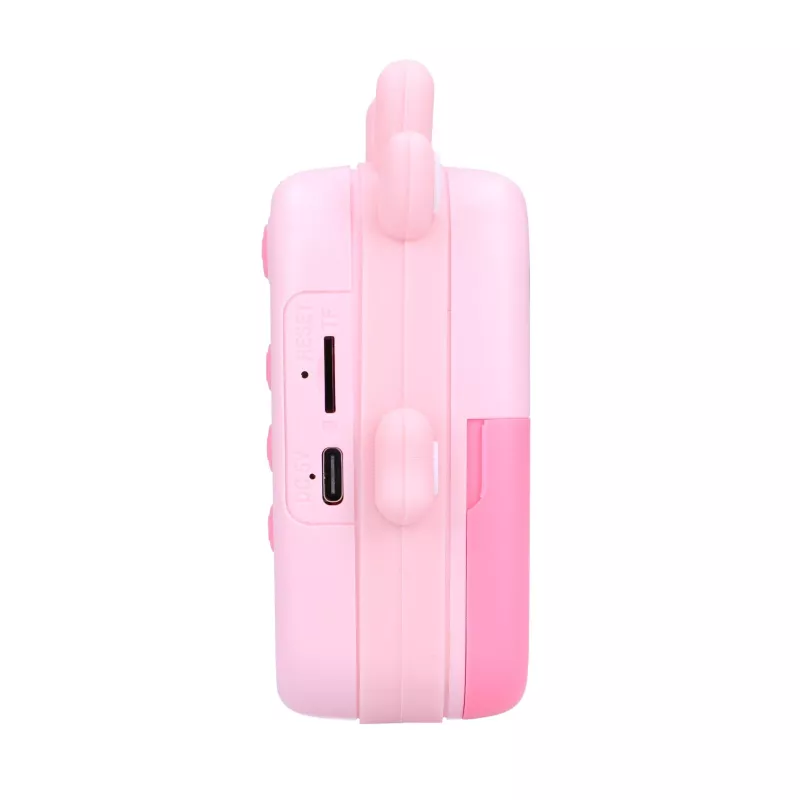 Extralink rinkinys | Terminis spausdintuvas EPP-005 Pink + terminis popierius 3 rulonai | gelsvai ruda
