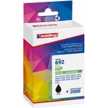 EDD-692 juodas spausdintuvo kasetė, suderinama su HP 963XL 3JA30AE - Suderinama - Skardinė