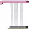 PCIe 5.0 Hyper Riser laidas HYTE ACC-HYTE-PCIE50-SM, 20 cm, rožinis/baltas