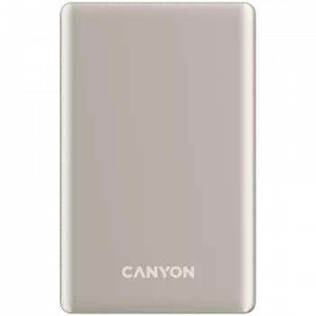 Canyon OnPower 505 - išorinė baterija - 5.000 mAh - įvestis USB-C - išvestis USB-C PD 20W + belaidis magnetas 1