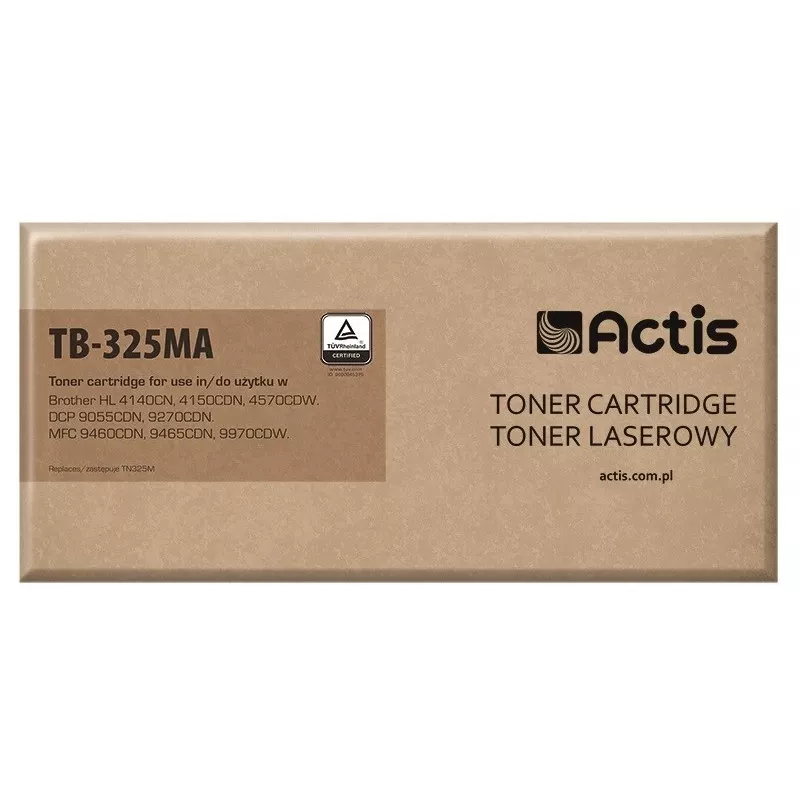 Actis TB-325MA toneris (Brother TN-325MA pakaitalas; Standard; 3500 puslapių; purpurinė)