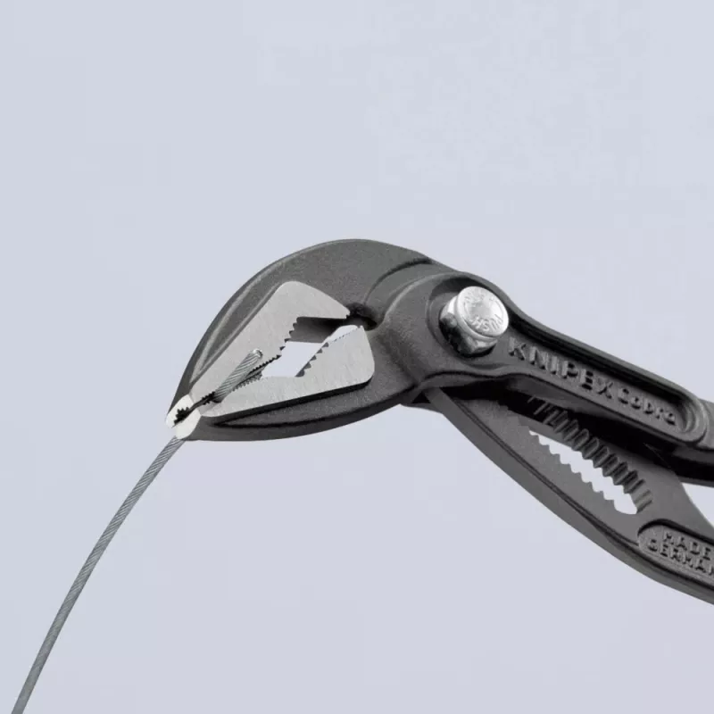 Vandens siurblio replės Knipex Cobra ES 87 51 180 SB – reguliuojamas žandikaulis 0–45 mm