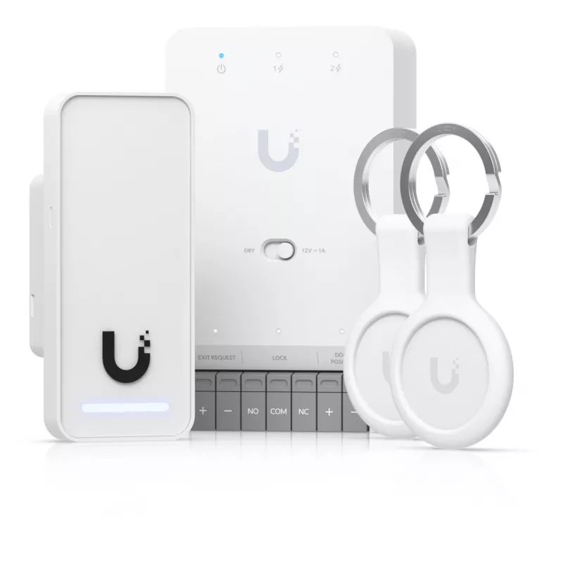 Apsaugos prieigos kontrolės sistema Ubiquiti G3 Starter Kit pilka balta