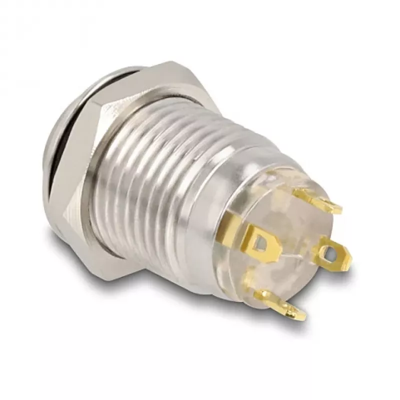 Mygtukų skydelis DeLOCK 20981 Sidabrinė 230V 3A