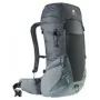 Kuprinė DEUTER Futura 34 EL — ergonomiška 34 l dieninė kuprinė, moteriškas pritaikymas, grafito-skaliūno spalva