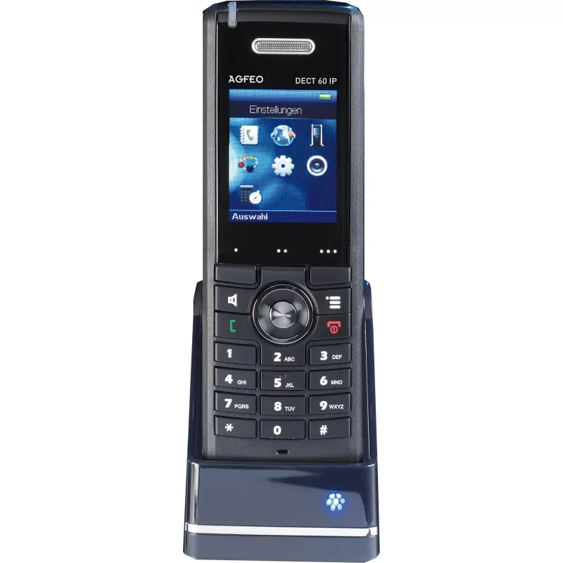 AGFEO DECT 60 IP - Belaidis plėtinis ragelis - DECT - Juoda