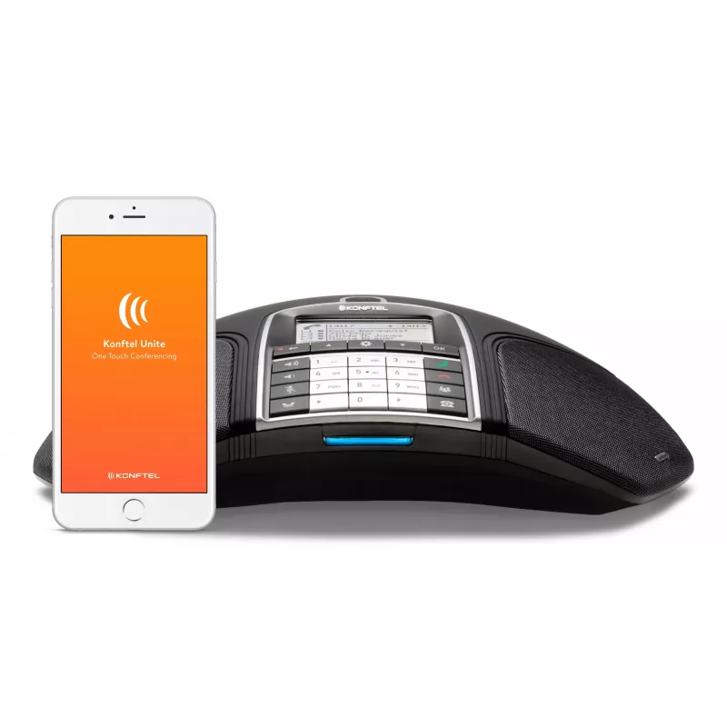 Konftel 300IPx - VoIP konferencinis telefonas - SIP v2 - Juodasis saldymedis - skirtas Konftel C50300IPx Hybrid