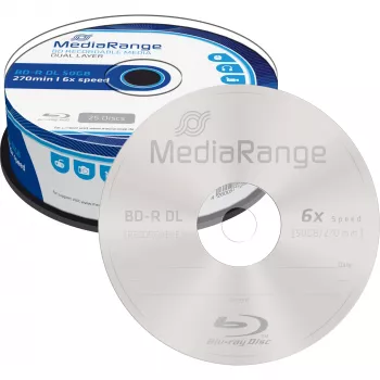 BD-R DL MediaRange MR508 50 GB 25 vnt.
