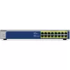 NETGEAR GS516PP Nevaldomas Gigabit Ethernet (10/100/1000) Power over Ethernet (PoE) Mėlyna, Pilka