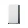 Synology DiskStation DS223J NAS/duomenų saugojimo serveris Staliniam kompiuteriui Realtek RTD1619B 1 GB DDR4 DiskStation Manager Baltas