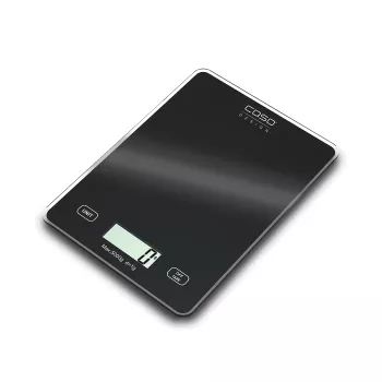 Virtuvinės svarstyklės Caso plonas Juoda Rectangle Electronic 03210