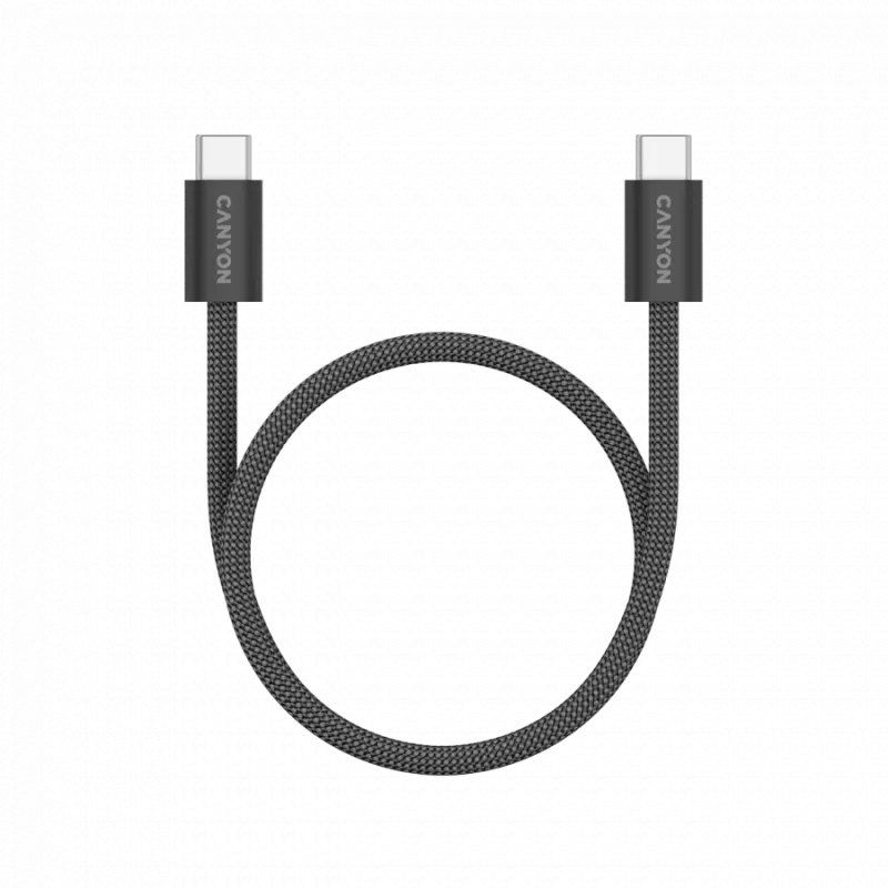 CANYON laidas OnWire 60MG C-C 60W magnetinis pintas 1m juodas