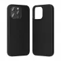 Telefono silikoninis dėklas Vention KUFB0-30, skirtas iPhone 15 Pro, juodas, plona minkšta apsauga