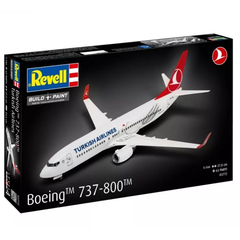 Plastikinio modelio lėktuvas REVELL Boeing 737-800 Turkish Air mastelis 1:144