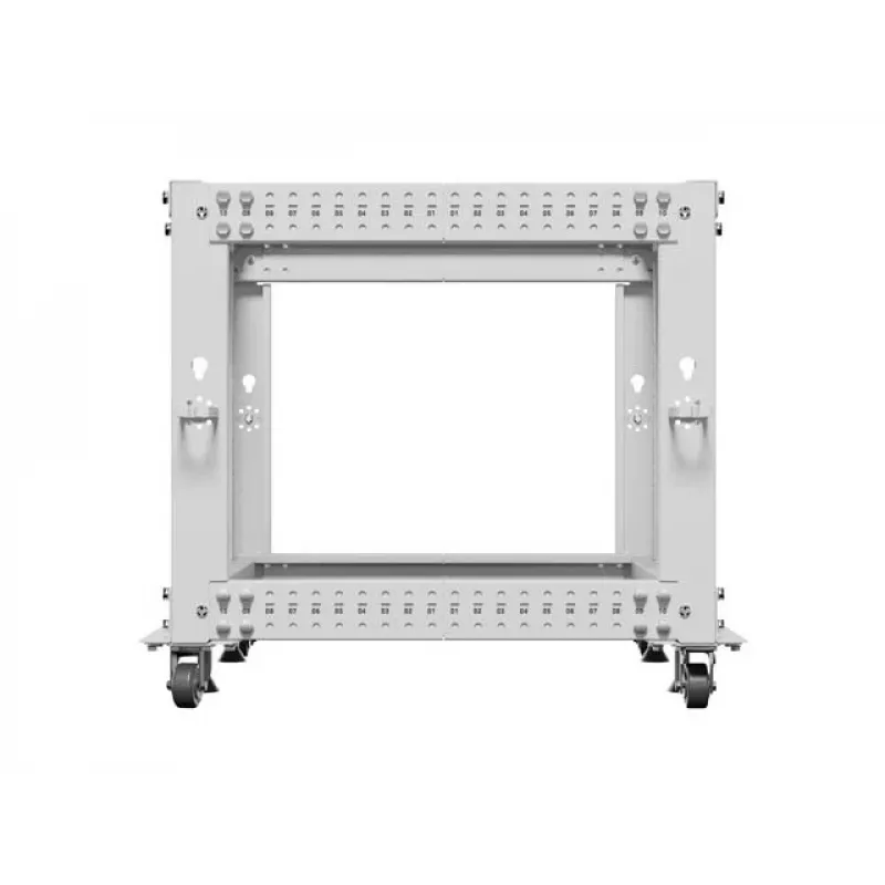 Stovas 19 inch 9U 600x600–1100 reguliuojamas pilkas