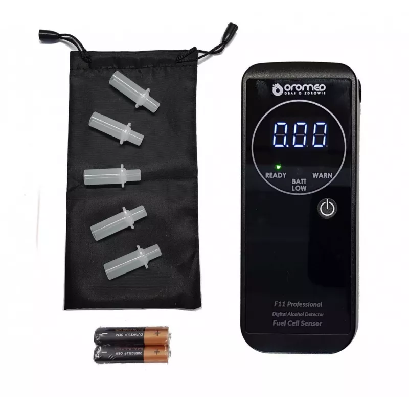 Oromed F11 PROFESSIONAL alkoholio testeris 0 - 4% 0.05% Juodas