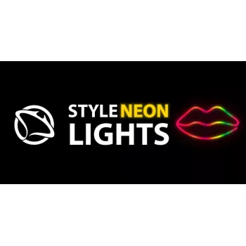 Neoninės lempos MANTA SNL61RGB LIPS RGB spalvą keičiantis dekoratyvinis ženklas, modelis SNL61RGB