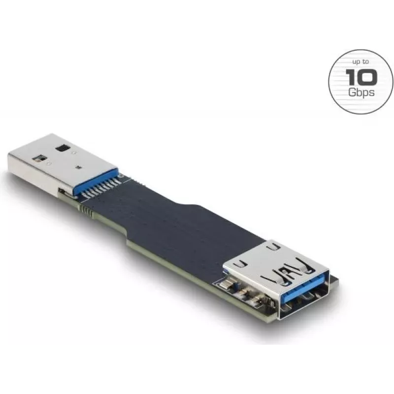Lyties keitiklio kabelis DELOCK 67419 — USB Type-A į Type-A, juodas