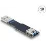 Lyties keitiklio kabelis DELOCK 67419 — USB Type-A į Type-A, juodas