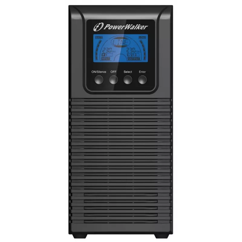 PowerWalker VFI 1000 TGS dvigubos konversijos (Online) 1 kVA 900 W 3 kintamosios srovės lizdai