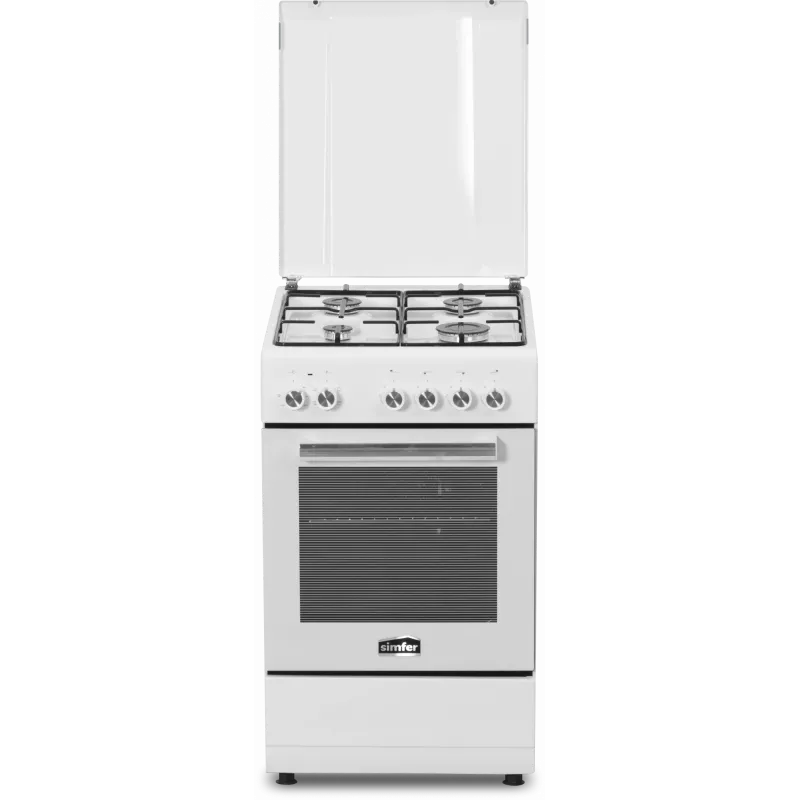 Įmontuojama dujinė kaitlentė ir elektrinė orkaitė SIMFER 5405SERBB, kombinuotas prietaisas, plotis 50 cm, energijos klasė A