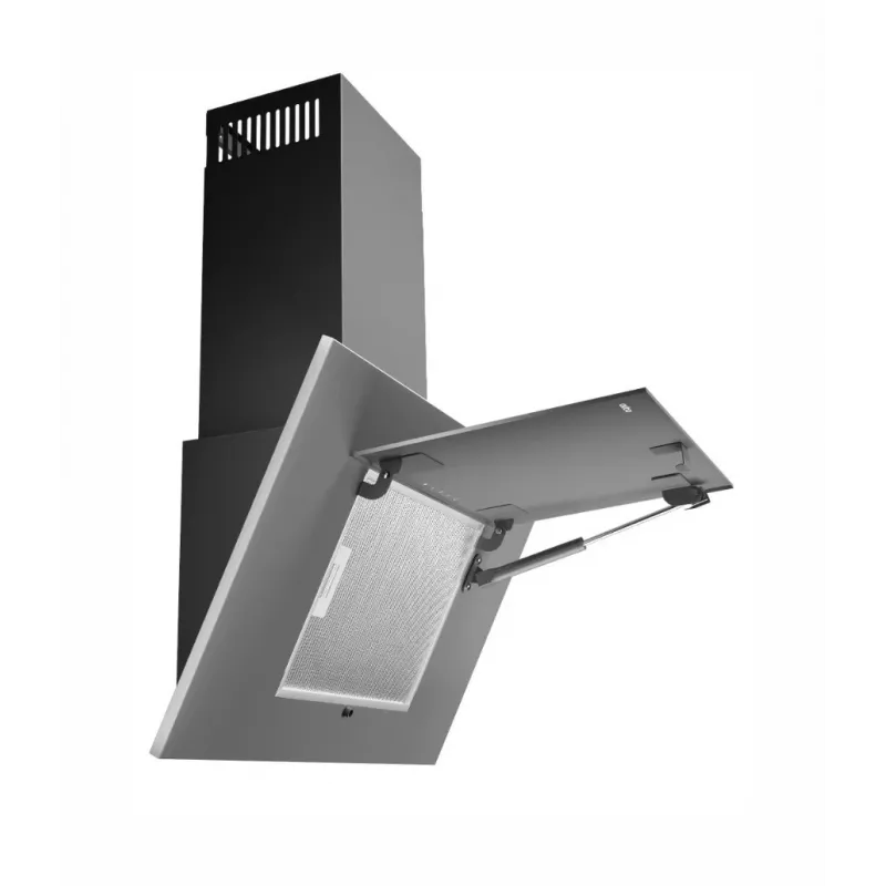 AKPO WK-4 Juoda 2.0 60 GRAY/Pilka GLASS T300 Linear LED/Controller gaubtas