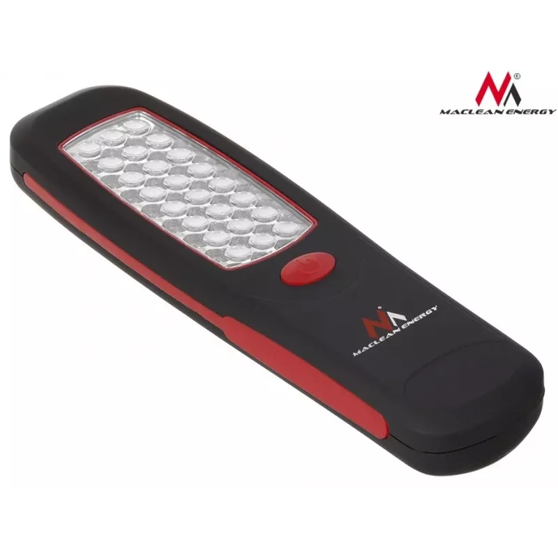 Dirbtuvių lempa MACLEAN MCE03 — 24 LED, magnetinis pagrindas ir kablys, maitinama baterijomis (3×AAA)